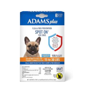 Flea and Tick Prevention for Dogs 15-30 Pounds, 12 Weeks and Older