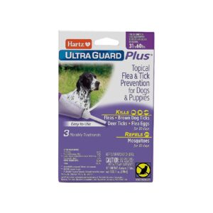 Flea and Tick Prevention for Medium Dogs and Puppies with 3 Monthly Treatments