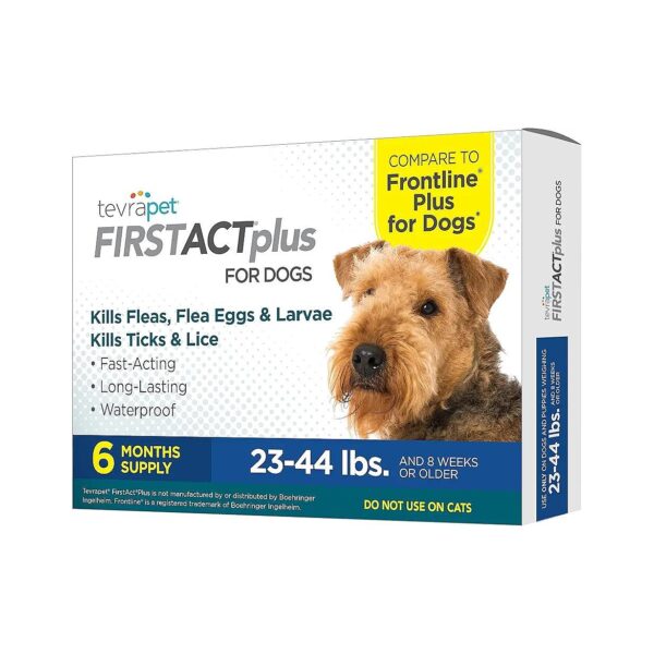 Flea and Tick Prevention for Medium Dogs with Same Active Ingredients as Frontline Plus