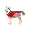 Fleece-Lined Dog Coat with Windproof and Reflective Design for Small to Large Breeds