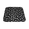 Fleece Paw Print Pet Blanket for Dogs and Cats, Soft Warm Comfortable Mat Bed