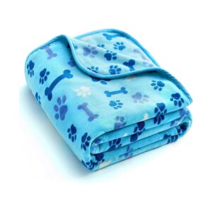 Fleece Pet Blankets for Small Medium Large Dogs and Cats with Premium Materials 350 GSM