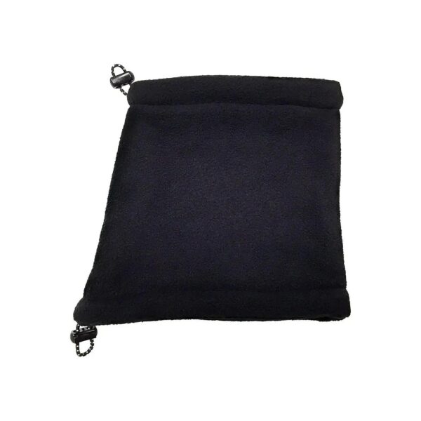 Fleece Snood for Small Dogs with 12 Inch Neck XS Size Black