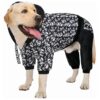 Fleeced Dog Clothes for Medium to Large Dogs, Warm Lined Dog Hoodie