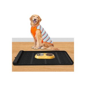 Flexible Silicone Pet Food Mat for Large and Small Dogs and Cats