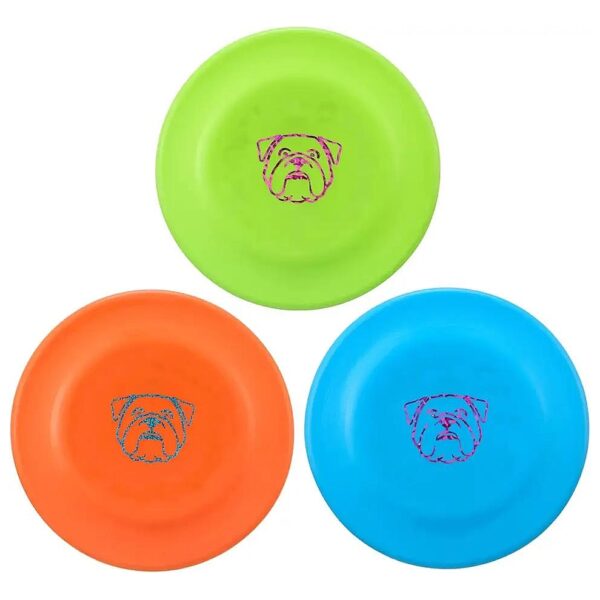 Floating Soft Rubber Dog Flying Discs for Gentle and Safe Play for Dogs of All Sizes