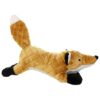 Floats and Machine Washable Fox Shaped Dog Toy for Sturdy Tug and Fetch Play