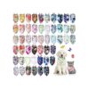 Floral Pet Bandanas for Dogs Adjustable Washable Triangle Scarf Elegant Bibs Kerchief