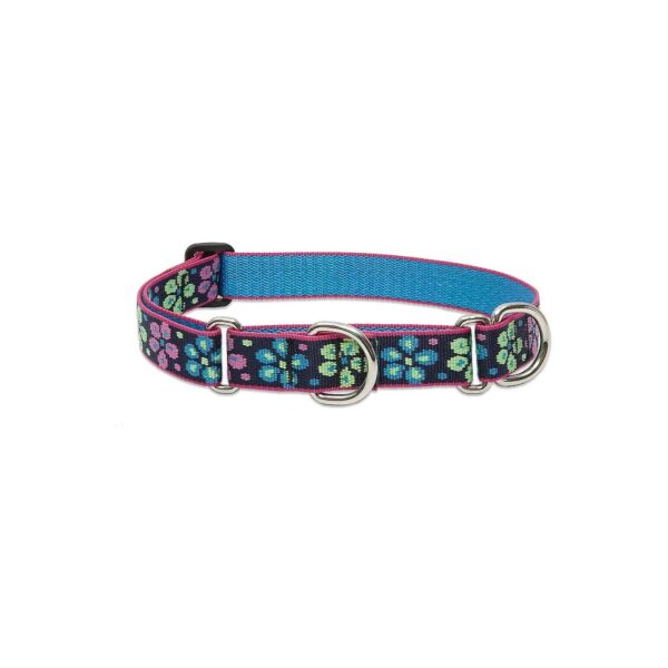 Flower Power Floral Martingale Collar for Medium to Large Dogs