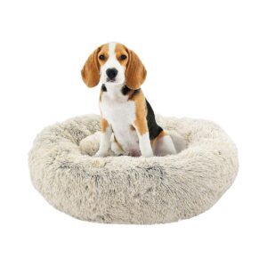 Fluffy Luxe Pet Bed for Medium Dogs and Cats Up to 45lbs