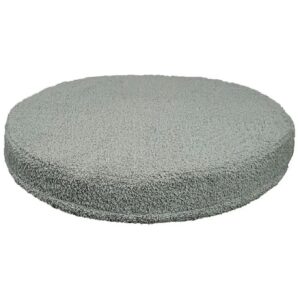 Fluffy Pet Pad for Senior Dogs 27 Inch Waterproof Orthopedic Round Bed