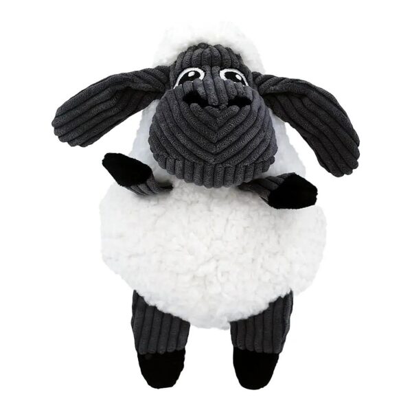 Fluffy Sheep Character Squeaker Toy for Indoor Entertainment