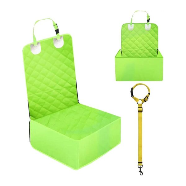 Fluorescent Green Dog Car Backseat Leath Protector Pet Car Seat Cover for Front Seat