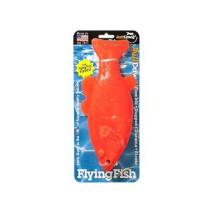 Flying Fish Floating Dog Toy Assorted Neon Colors for Dodging and Fun