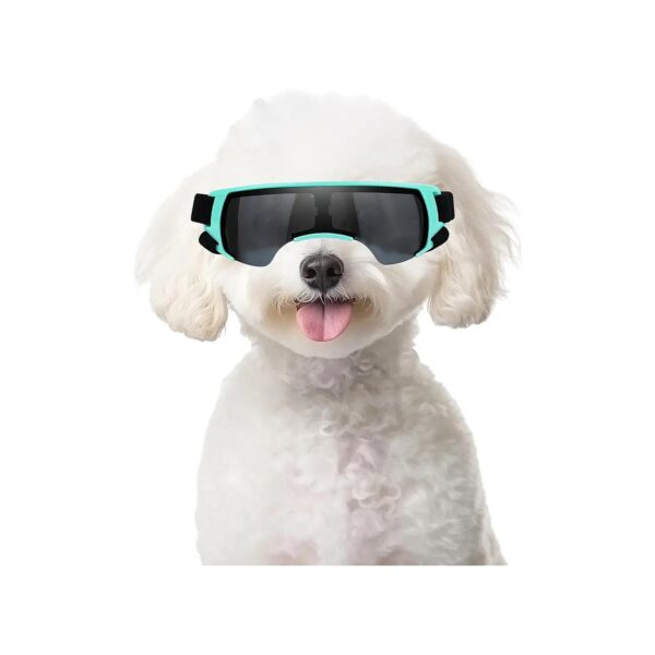 Fog UV400 Lens Dog Sunglasses for Small to Medium Breed Dogs with Adjustable Strap