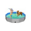 Foldable 48 Inch Dog Pool for Pets and Kids with Sturdy PVC Material