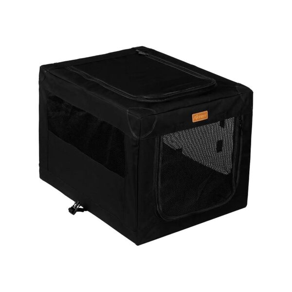 Foldable Dog Crate for Travel, Oxford Fabric, and Mesh for Comfort