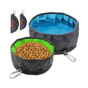 Foldable Food and Water Bowls for Small Medium and Large Pets