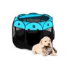 Foldable Indoor Outdoor Pet Exercise Kennel Tent for Small Pets in Blue Color