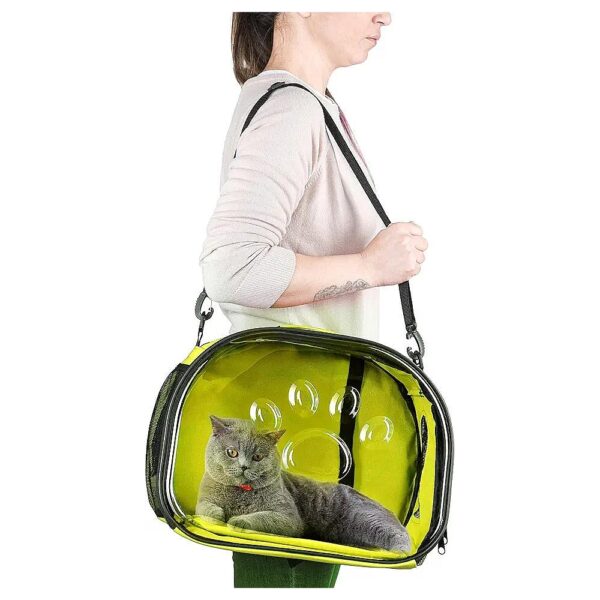 Foldable Pet Carrier Backpack for Traveling and Hiking with Pets