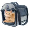 Foldable Pet Carrier for Cats and Dogs up to 16 Lbs with Soft Sides