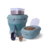 Foldable Pet Food Container 30L Capacity with 5L Food Storage for Dog Cat and Bird Food