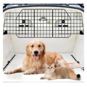 Foldable and Adjustable Dog Barrier for Cars, SUVs, and Trucks with Durable Metal Frame