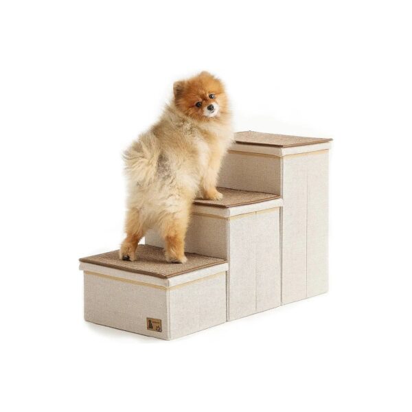 Foldable and Portable Dog Stairs for Small Dogs and Medium Dogs