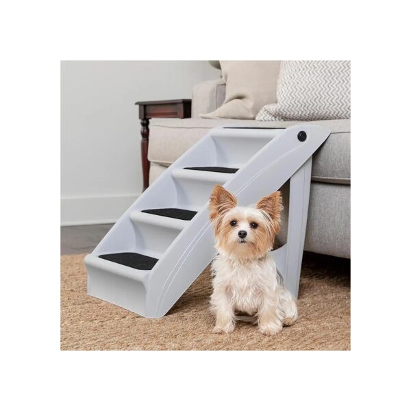 Folding Dog Steps for Indoor/Outdoor Use, Supports up to 150 lb