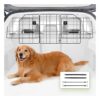 Folding SUV Dog Barrier, 2-Way Adjustable Strap System for Superior Stability