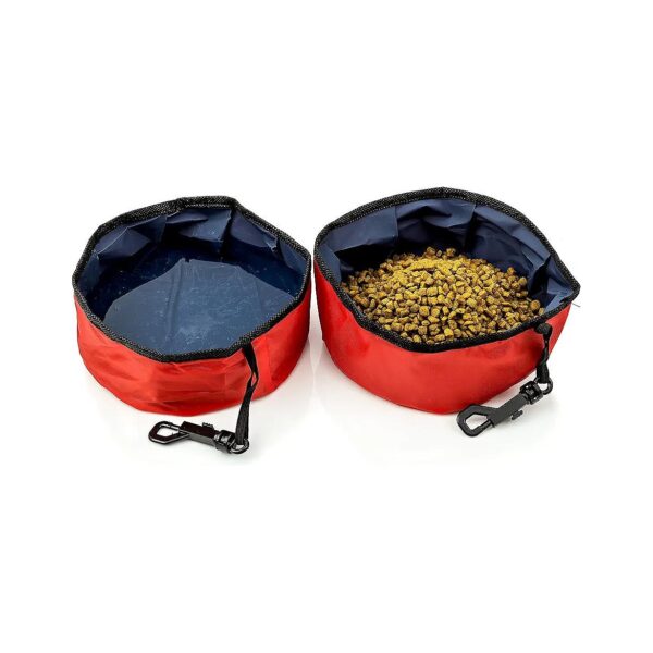 Folding Travel Bowls for Food and Water, Ideal for Dogs and Cats