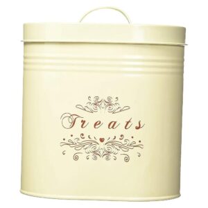 Food Canister Set with Small and Large Containers for Pet Treat Storage with Airtight Lid