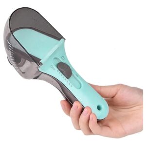 Food-Grade Adjustable Pet Food Scoop for Dogs and Cats with Different Growth Stages