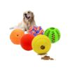 Food Treat Dispensing Dog Ball Puzzle Toys for Medium Large Dogs in Various Colors