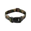 Forest-Inspired Camouflage Dog Collar with High-Quality Hardware