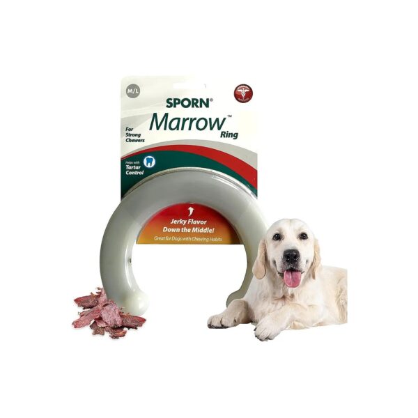 Forging Strong Teeth and Gums with Durable Marrow Ring Chew Bone for Large Dogs