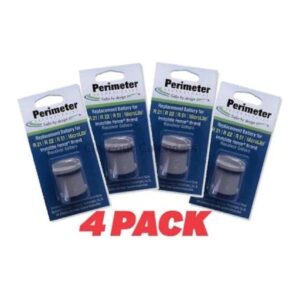 Four Pack Lithium-Ion Dog Fence Batteries for R21 R51 Receiver Collars