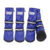 Four-Piece Set Waterproof Dog Shoes for Small Dogs Size XS Snow and Rain Protection