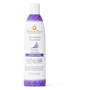 Fragrance-Free Lavender Chamomile Dog Shampoo for Puppies and Adult Dogs