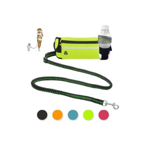 Free Dog Leash for Small Large Dogs Walking and Running with Adjustable Waist Belt