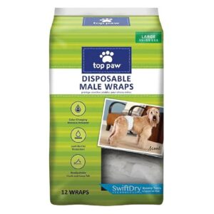 Free Dog Life with Large Disposable Male Diapers