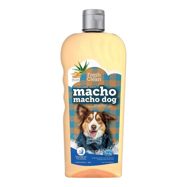 Free Dog Shampoo with Masculine Scent and Vitamin E for Long-Lasting Moisture