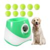 Free Dog Tennis Ball Launcher for Small Medium Breed Dogs, 10-30 Feet Throw Range