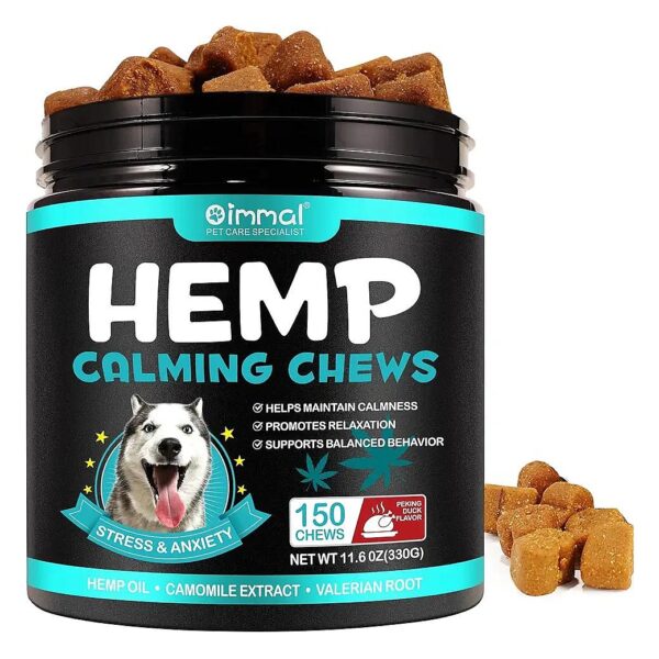 Free Hemp Calming Chews for Dogs Support Anxiety Relief