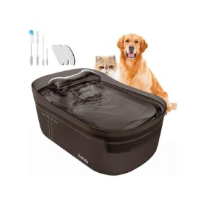 Free Large Pet Water Fountain with Food-Grade Material and Multiple Drinking Options