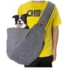 Free Pet Backpack for Small Dogs and Puppies with Breathable Cotton and Silk Material