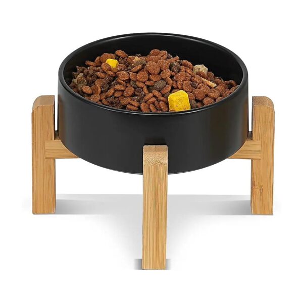 Free Pet Eating with Anti-Slip Bowl and Stand for Dogs and Cats