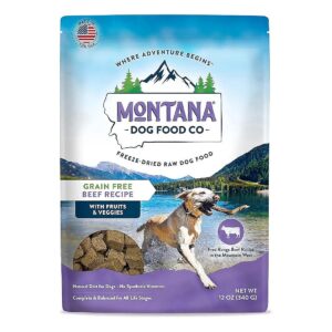 Free-Range Beef Freeze-Dried Raw Dog Food for All Life Stages