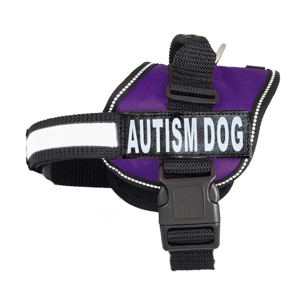 Free Removable Reflective Patches with Autism Dog Vest Harness Purchase