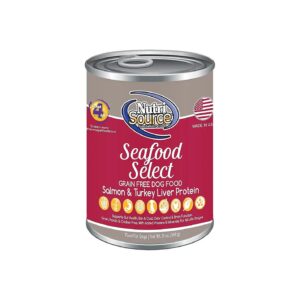 Free Salmon and Seafood Rich Pate Dog Food Case of 12 13oz Cans for All Life Stages